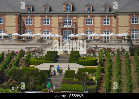 L'azienda vinicola Domaine Carneros di Taittinger e Kopf, Napa CA Foto Stock