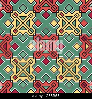 Modello senza giunture. Illustrazione Vettoriale. Creative degli elementi di decorazione e design dei modelli. Illustrazione Vettoriale