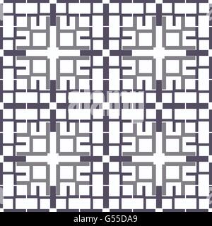 Linee piazze illussion ottico modello perfetta illustrazione vettoriale Illustrazione Vettoriale