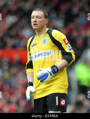 Calcio - Barclays Premier League - Manchester United / Queens Park Rangers - Old Trafford. Paddy Kenny, portiere dei Queens Park Rangers Foto Stock