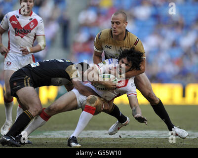 Rugby League - Stobart Super League - Magic Weekend - St Helens v Wigan Warriors - Etihad Stadium Foto Stock