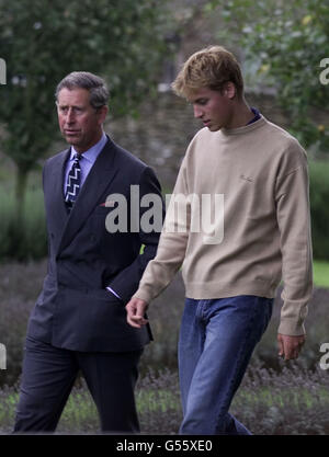 Il principe William anno gap Foto Stock