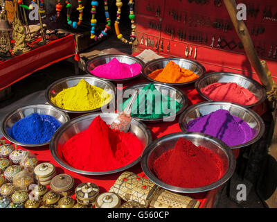 Polvere di colore in India Foto Stock