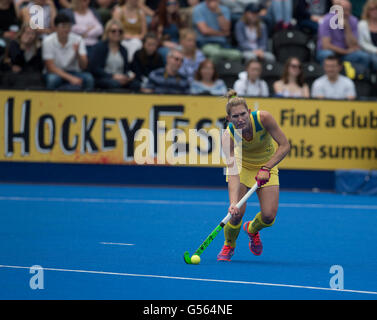 Investec Womens Hockey Champions Trophy 2016, Queen Elizabeth Olympic Park, giugno 2016, Australia. Foto Stock