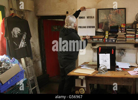 Ue trattato fiscale referendum Foto Stock