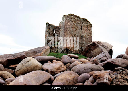 Minard Castle, penisola di Dingle, nella contea di Kerry, Irlanda Foto Stock