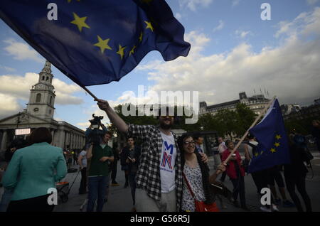 Londra, Regno Unito. Il 21 giugno, 2016. rally per studente che votare rimangono in Europa. Credito: Philip Robins/Alamy Live News Foto Stock
