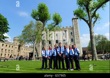 Olympics - Tiro a Segno - Team GB annuncio - Torre di Londra Foto Stock