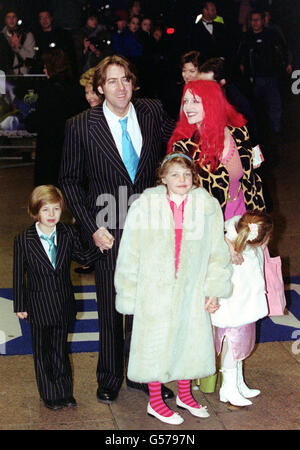 Grinch Jonathan Ross & famiglia Foto Stock