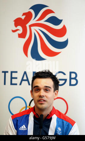 Badminton - Team GB Squad annuncio - London Stock Exchange Foto Stock