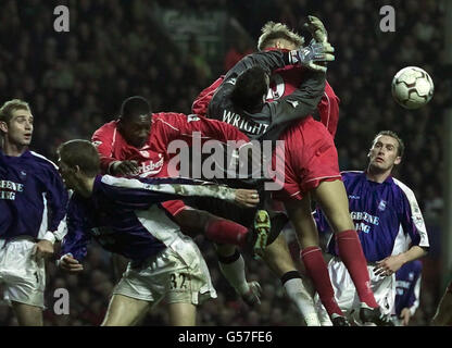 Liverpool v Ipswich Town Wright Foto Stock