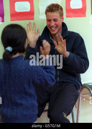 Il principe William spedizione in Cile Foto Stock