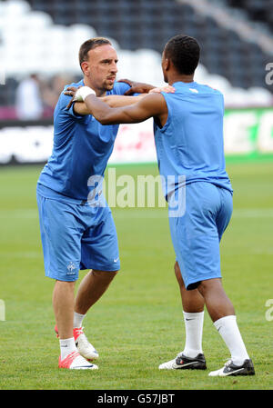 Soccer - UEFA Euro 2012 - Gruppo D - Inghilterra v Francia - Sessione di formazione - Donbass Arena Foto Stock