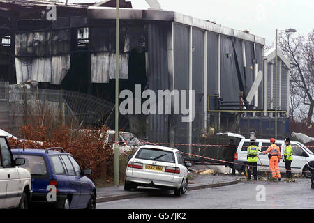 Hampshire incidente aereo relitto Foto Stock