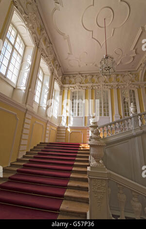 PILSRUNDALE, Lettonia - 9 giugno 2016: interni di Rundale Palace.it è uno dei due grandi palazzi in stile barocco costruito per i Duchi di Foto Stock