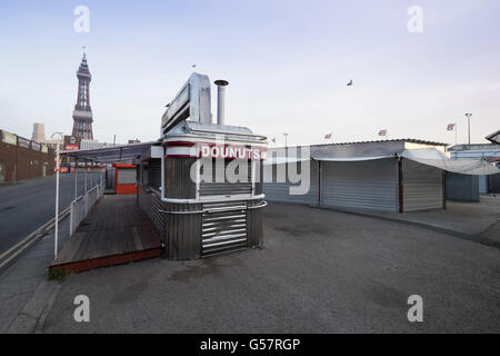 Fornitore Dounuts Blackpool Foto Stock