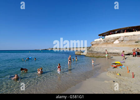 Cala Conta (Platjes de ses Comptes), Ibiza Foto Stock