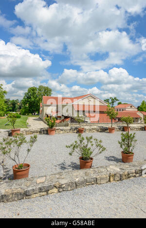 La ricostruzione della città romana di carnuntum vicino a vienna austria Foto Stock