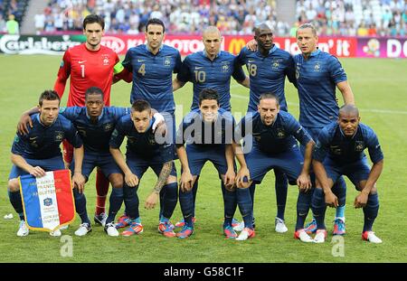 Soccer - UEFA Euro 2012 - Gruppo D - Inghilterra v Francia - Donbass Arena Foto Stock