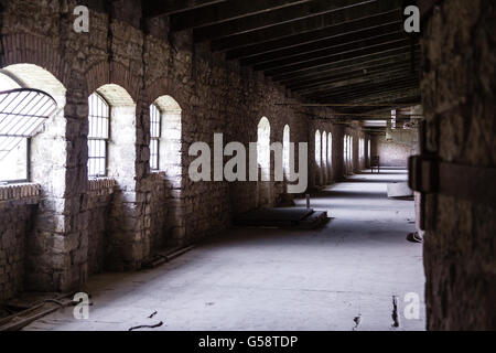 Industrial interior del vecchio edificio Foto Stock