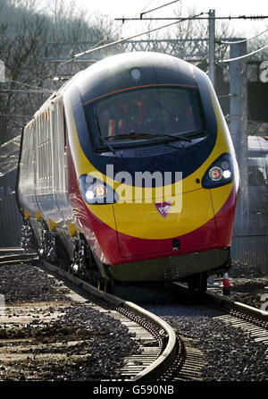 Trasporti - Treni pendolino - Melton Mowbray - 2001 Foto Stock