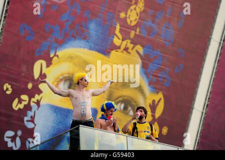 Soccer - UEFA Euro 2012 - Gruppo D - Svezia - Inghilterra - NSC Olimpiyskiy Foto Stock