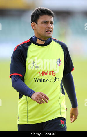 Cricket - Friends Life T20 - Midlands Group - Leicestershire Foxes v Lancashire Lightning - Grace Road. Yasir Arafat, Lancashire Lightning Foto Stock