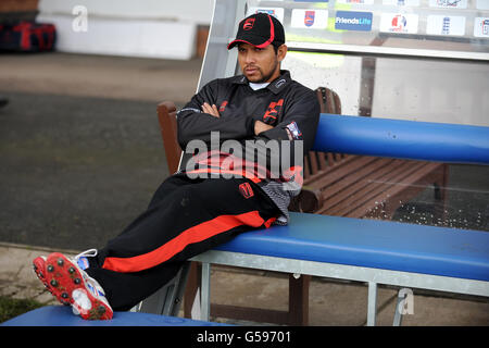 Cricket - Friends Life T20 - Midlands Group - Leicestershire Foxes v Lancashire Lightning - Grace Road. Ramnaresh Sarwan, Foxes del Leicestershire Foto Stock