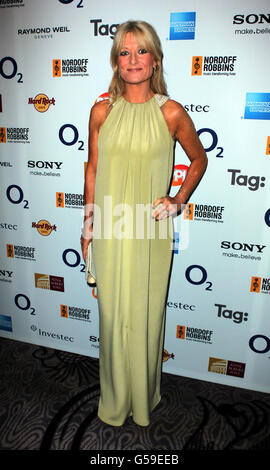 Nordoff Robbins Silver Clef Awards 2012 - Londra. Gaby Roslin all'Hilton Hotel di Londra, per i Nordoff Robbins O2 Silver Clef Awards. Foto Stock