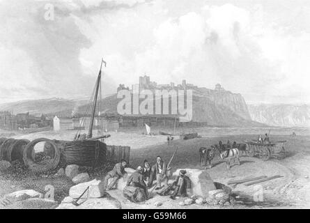 KENT: Dover, Kent. (Finden), antica stampa 1842 Foto Stock