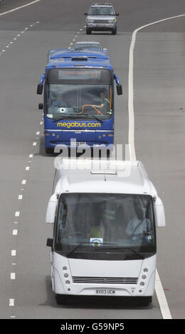 M6 Toll incidente Foto Stock