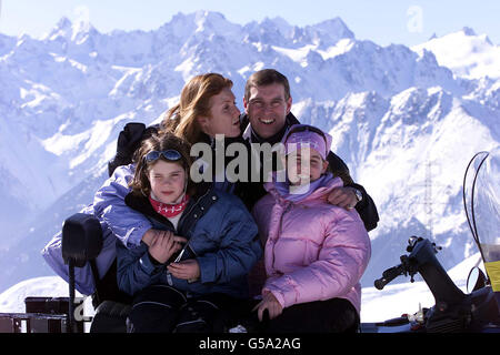 Il duca di York & famiglia Foto Stock