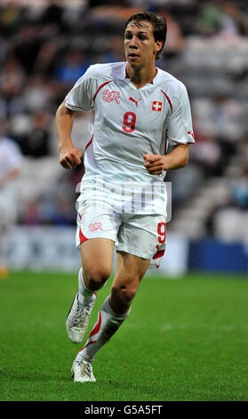 Soccer - UEFA U19 Championship - Elite turno di qualificazione - Inghilterra v svizzera - Deepdale Foto Stock