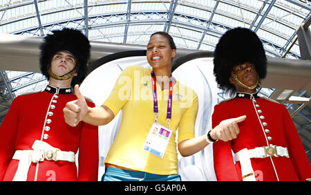 Olympics.it - Gli atleti arrivano da Eurostar Foto Stock