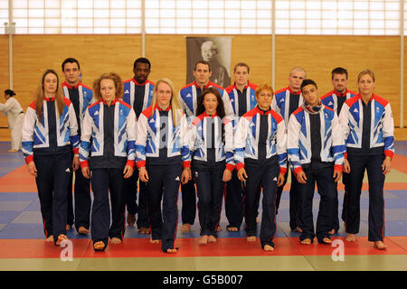 Olympics - Team GB Judo Squad Photocall - Judo Istituto delle prestazioni Foto Stock