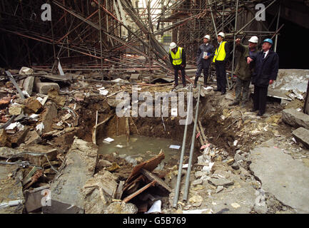 British Crime - Il terrorismo - IRA Terraferma campagna di bombardamenti - Londra - 1991 Foto Stock