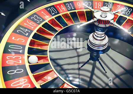 3D Rendering di roulette Foto Stock