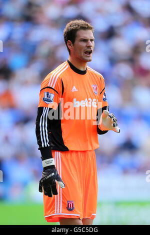 Calcio - Barclays Premier League - Reading v Stoke City - Stadio Madejski. Asmir Begovic, portiere della città di Stoke Foto Stock