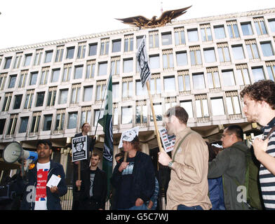 Free Bradley Manning protesta Foto Stock