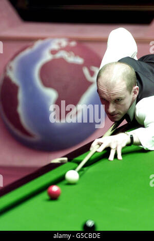 Ebdon World Snooker Championships Foto Stock