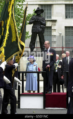 La Birmania Parade Duca & Mountbatten Foto Stock