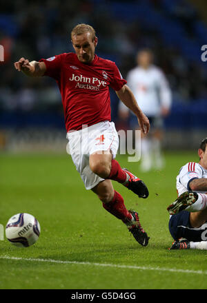 Calcio - Npower Football League Championship - Bolton Wanderers / Nottingham Forest - Reebok Stadium. Simon Gillett della foresta di Nottingham Foto Stock