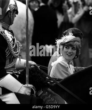 Royalty - Il Principe del Galles e Lady Diana Spencer Wedding - Londra Foto Stock