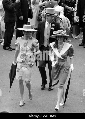 La principessa di & duchessa di York Ascot 87 Foto Stock