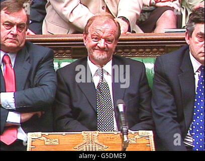 Commons Robin Cook MP Foto Stock