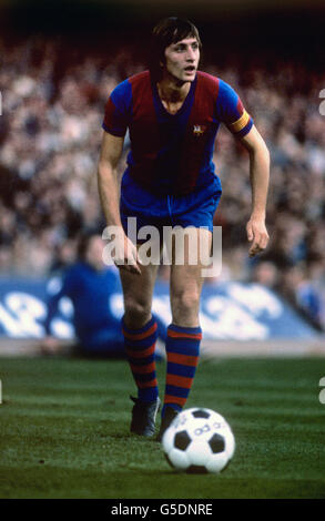 Calcio - Barcellona. Johan Cruyff, Barcellona Foto Stock