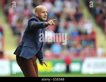 Calcio - npower Football League 2 - Exeter City / York City - St James' Park. Paul Tisdale, manager di Exeter City, durante la partita della Npower Football League Two a St James Park, Exeter. Foto Stock