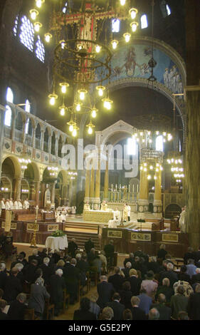 Signore Longford funerale/ bara Foto Stock