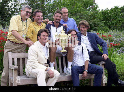 Goran Ivanisevic vittoria di Wimbledon Foto Stock