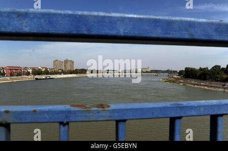 Borsa da viaggio - Novi Sad - Serbia Foto Stock